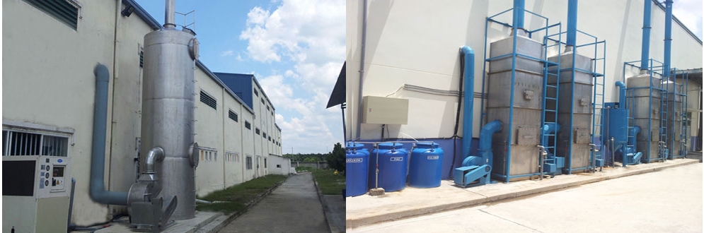 bụi thải hoạt động sản xuất
